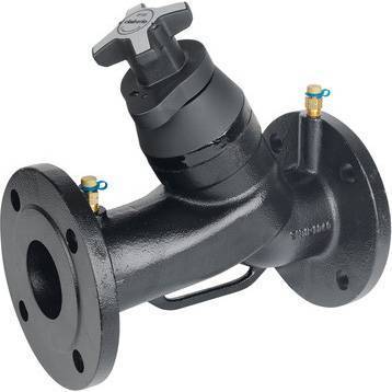 Клапан балансировочный ручной Cimberio CIM 3739В Ду40 чугун  Kvs=29,32 PN16 FF с изм. Ниппелями, CIM 3739B 40