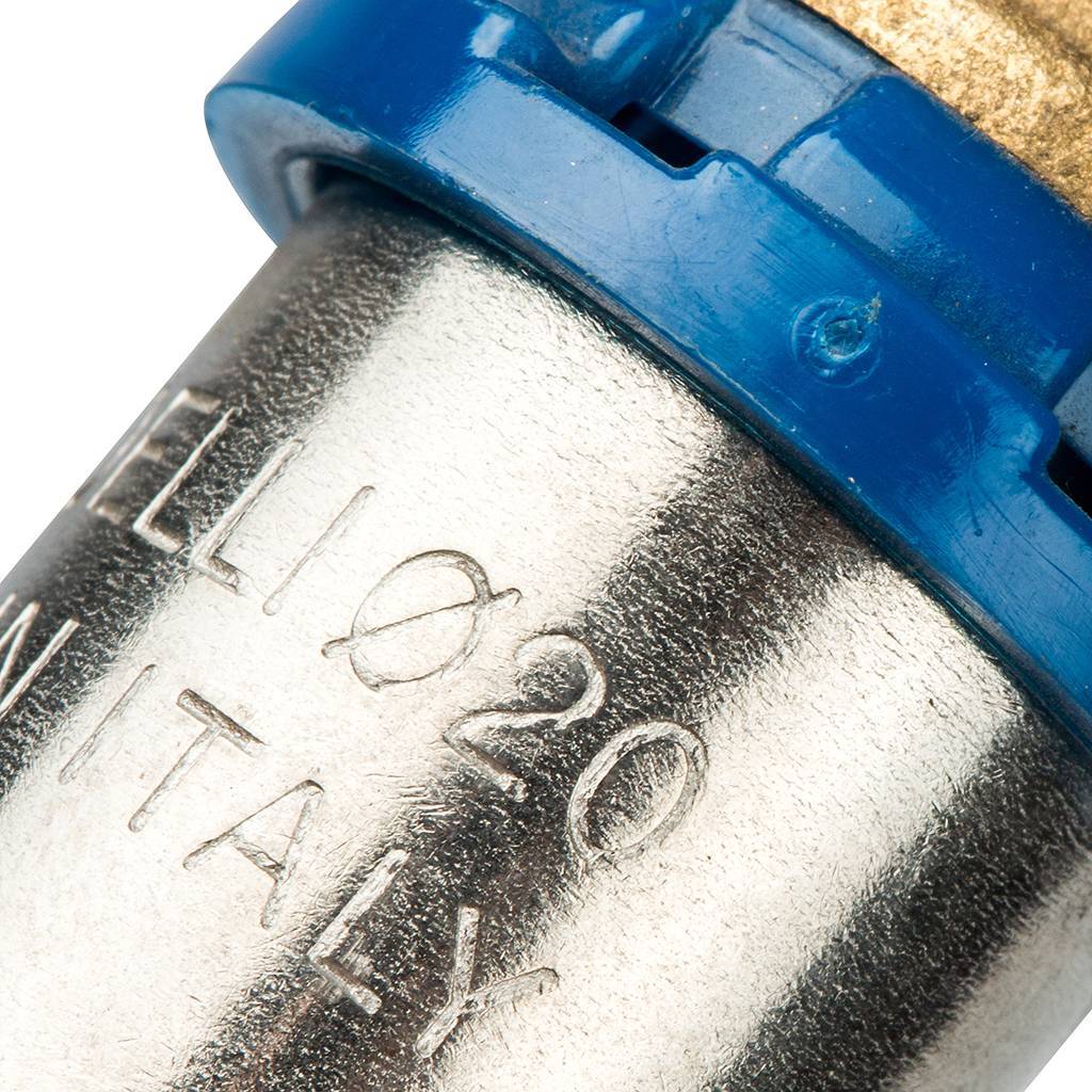 Тройник переходной Prandelli Multyrama 20.2х20.2х16.2 профиль H, TH, U для металлопластиковых труб прессовой, 509.32.44.1