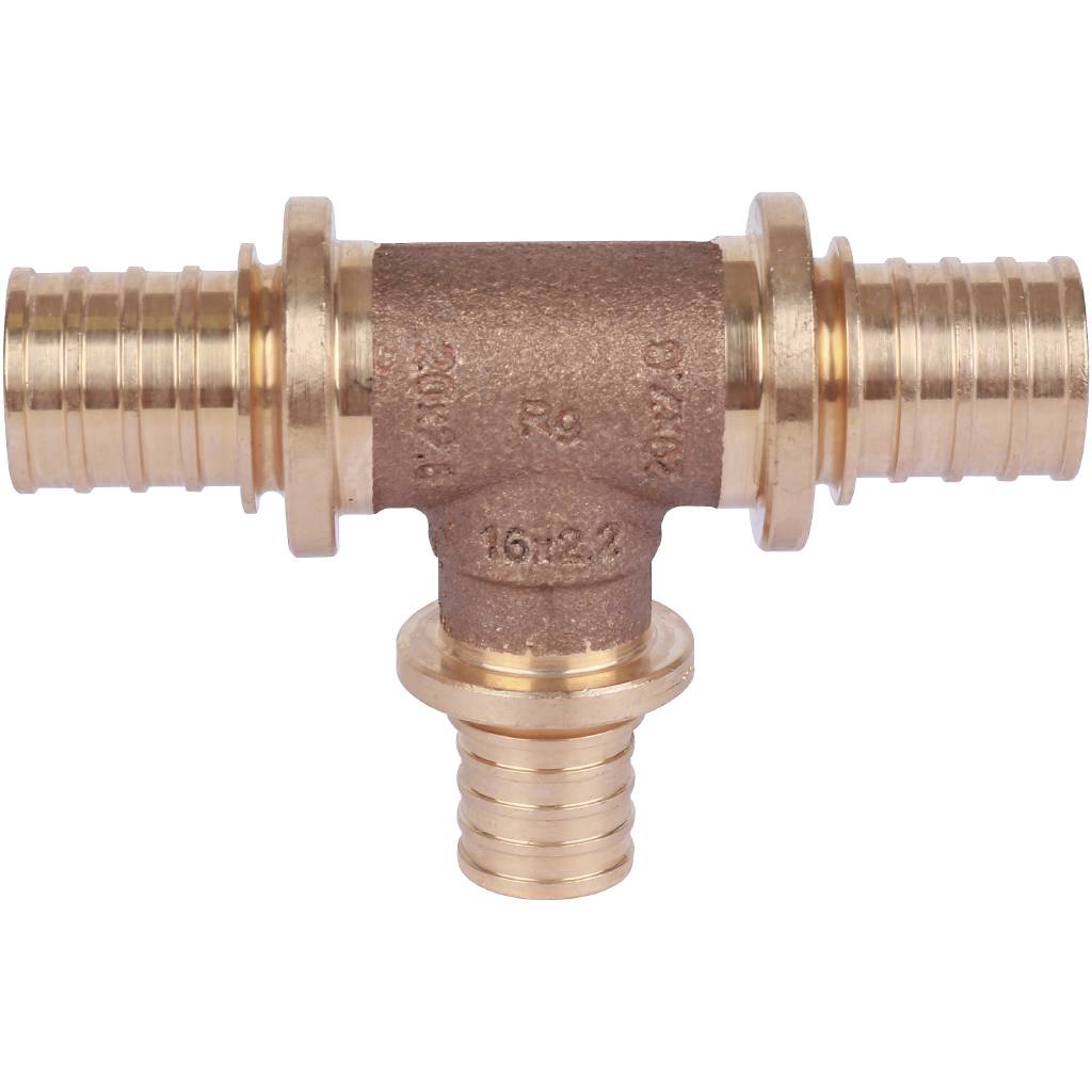 Тройник РЕХАУ RAUTITAN PLATINUM с уменьшенным боковым проходом 20-16-20 RX для труб из сшитого полиэтилена аксиальный