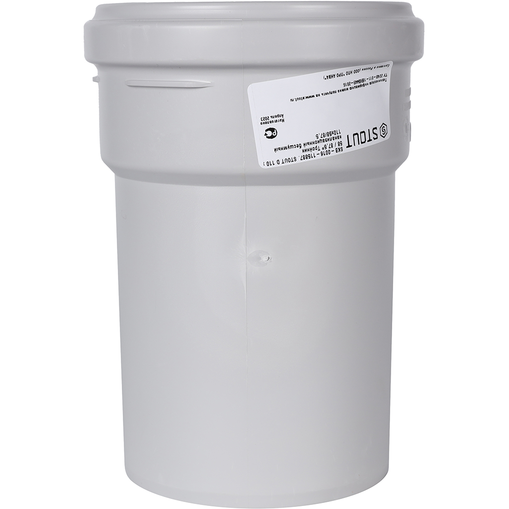 Тройник канализационный бесшумный STOUT D110x58/ 87,5°, SKB-0016-115887