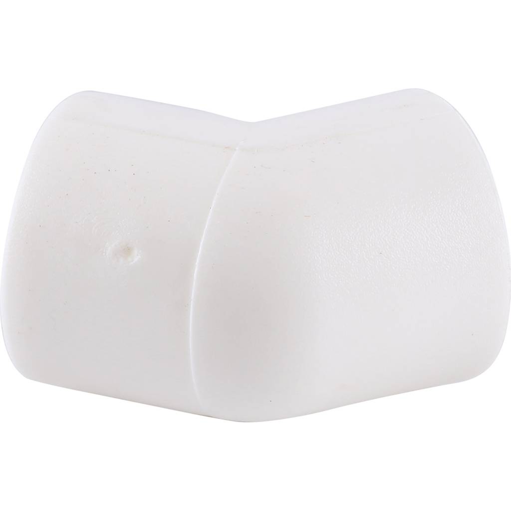 Угольник 45* Kalde d=20 для полипропиленовых труб под сварку (цвет белый), 3212-elb-200045