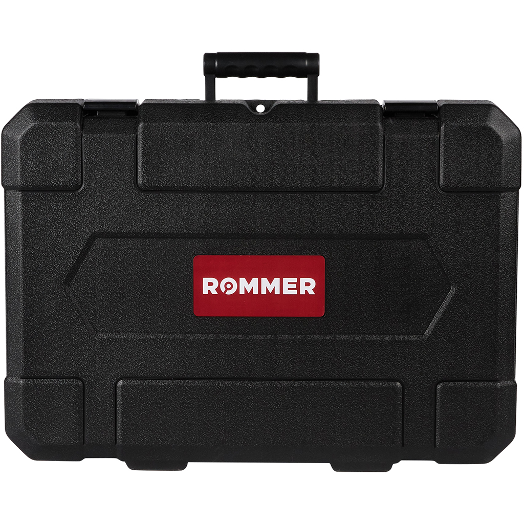 Набор пресс-инструмента ROMMER (пресс-инструмент, 2 аккумулятора 4.0 Ач, зарядное устройство, пластиковый чемодан)