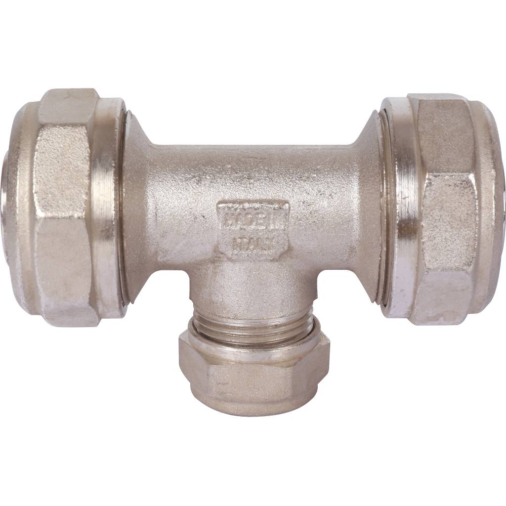 Тройник переходной TIEMME (32.3х20.2х32.3) для металлопластиковых труб винтовой, 1600062