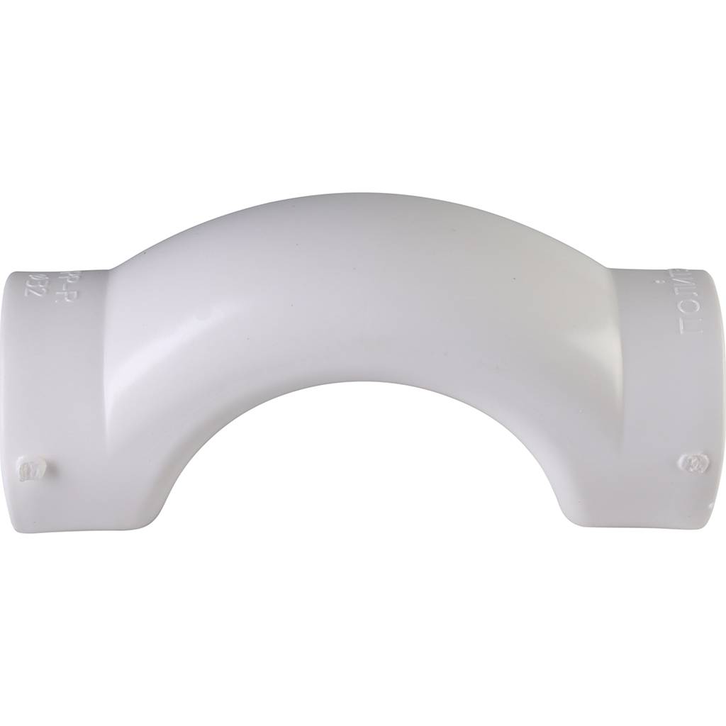 Обводное колено Политэк d=32 для полипропиленовых труб под сварку (цвет белый), 9000010032