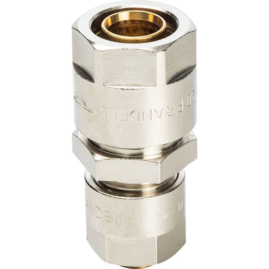 Переходник Prandelli Multyrama (20.2х16.2) для металлопластиковых труб винтовой, 103.11.04.1