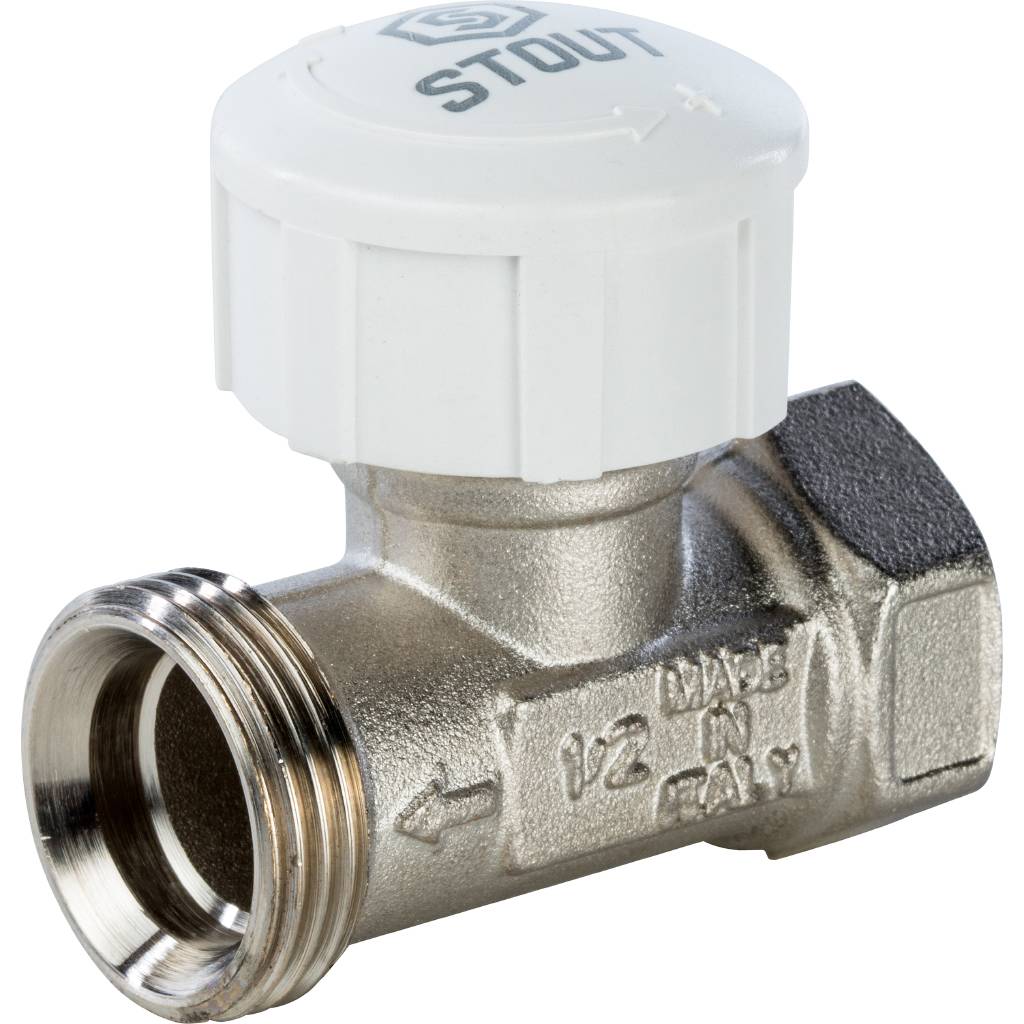 Клапан термостатический STOUT прямой 1/2, SVT-0001-000015