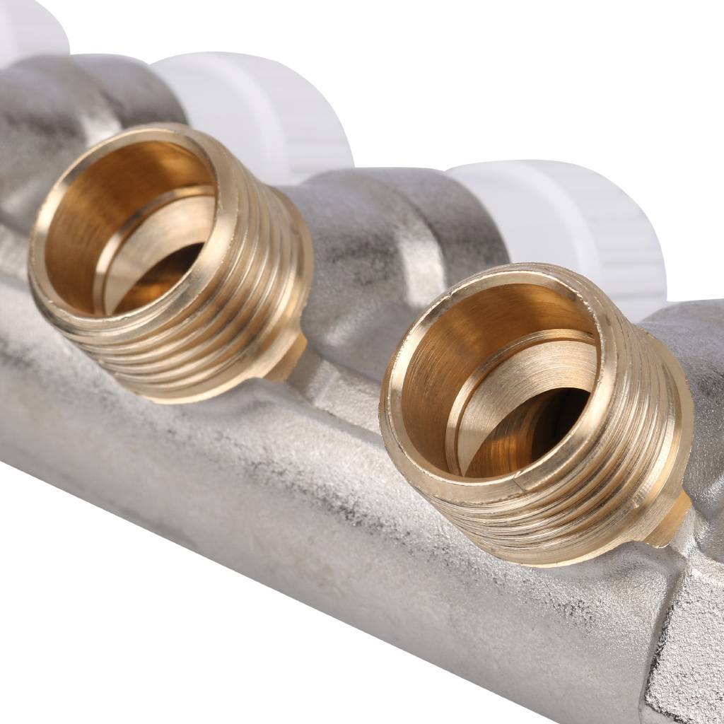 Коллектор распределительный STOUT 3/4 , 4 отвода 1/2