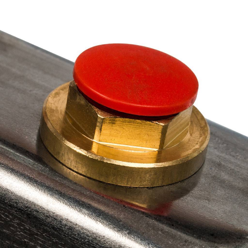 Коллектор из нержавеющей стали STOUT в сборе без расходомеров 2 вых.