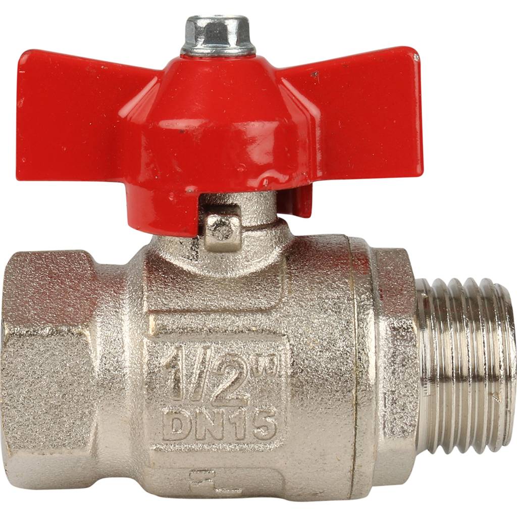 Кран шаровой Itap VIENNA 119 1/2 муфта/резьба стандартный проход (бабочка)