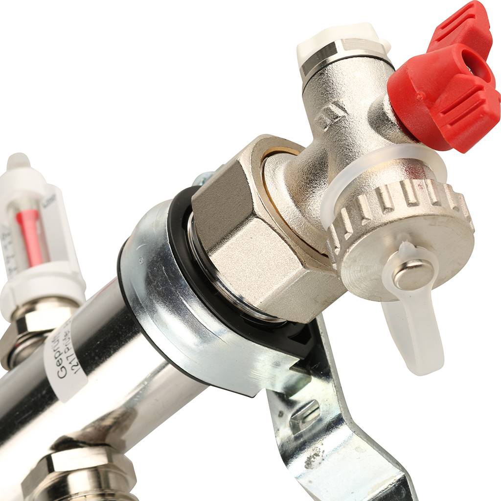 Распределительный коллектор РЕХАУ HKV-D на 2 контура (нерж .сталь), 12080211002