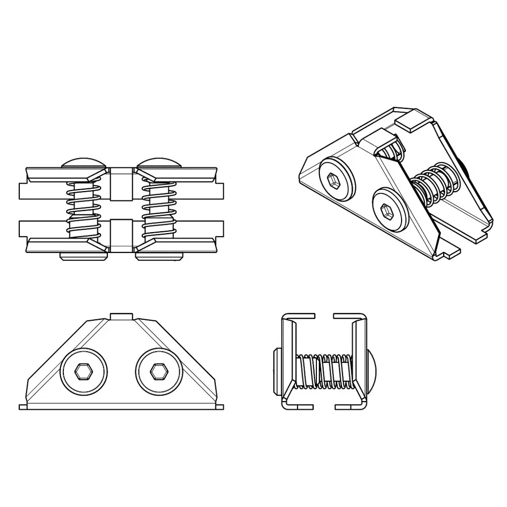 Соединение угловое WALLBOX