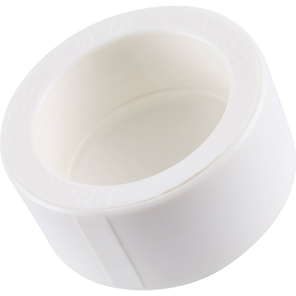 Заглушка Kalde d=75 для полипропиленовых труб под сварку (цвет белый), 3292-ste-750000