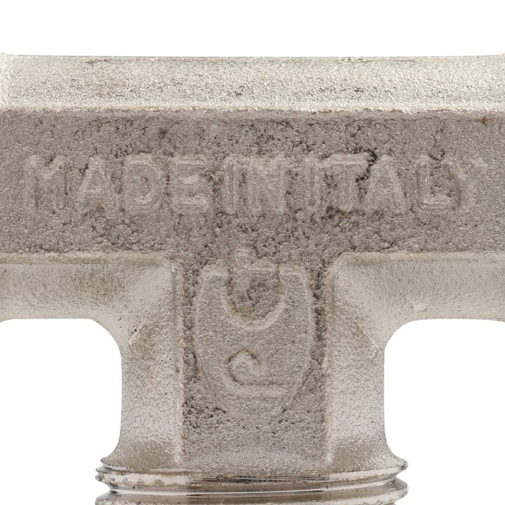 Тройник TIEMME с наружной резьбой (20х2.0х1/2) для металлопластиковых труб винтовой, 1600058