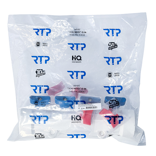 Коллектор с шаровым краном универсальный PPR 40х20/4, бел, RTP