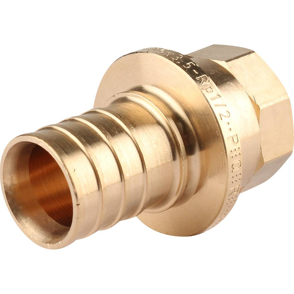 Переходник РЕХАУ RAUTITAN с внутренней резьбой 25-Rp 1/2 RX+ для труб из сшитого полиэтилена аксиальный, 14563301001