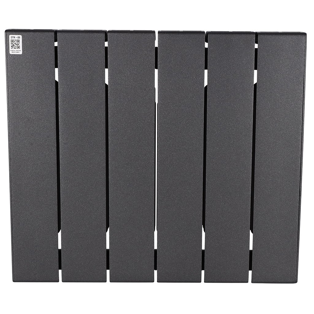 Радиатор биметаллический RIFAR SUPReMO 350 6 секций боковое подключение (цвет: Антрацит), 4RS35-6-AN