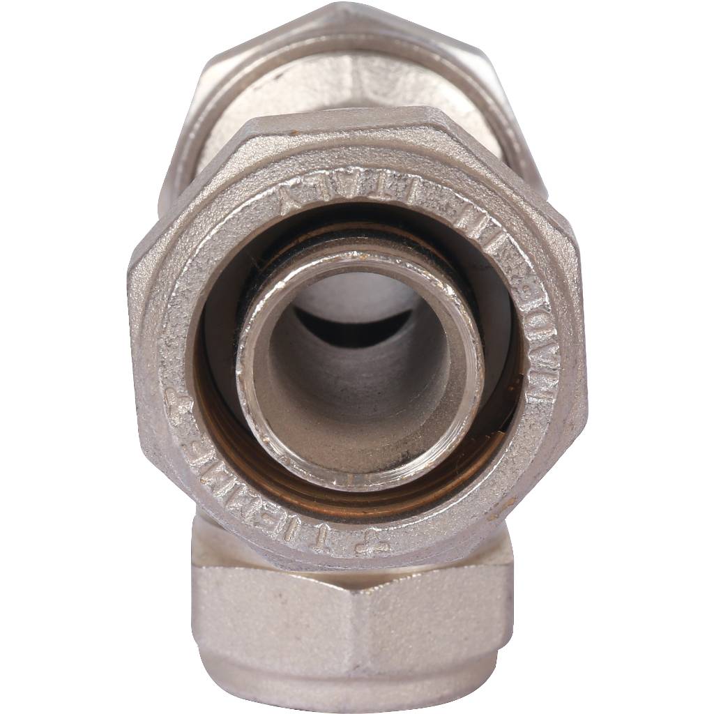 Тройник переходной TIEMME (26.3х20.2х26.3) для металлопластиковых труб винтовой, 1600037