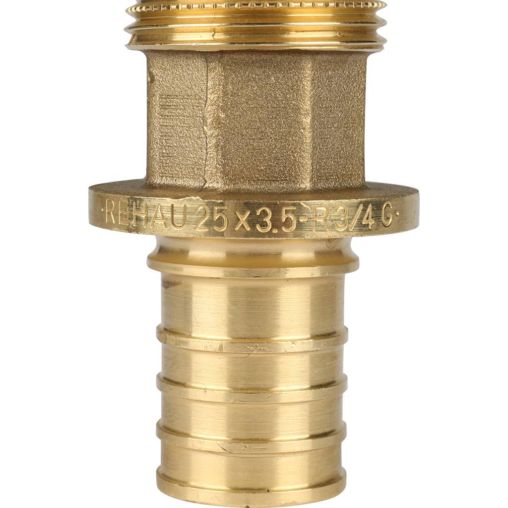 Переходник РЕХАУ RAUTITAN с наружной резьбой 25-R 3/4 RX+ для труб из сшитого полиэтилена, 14563181001