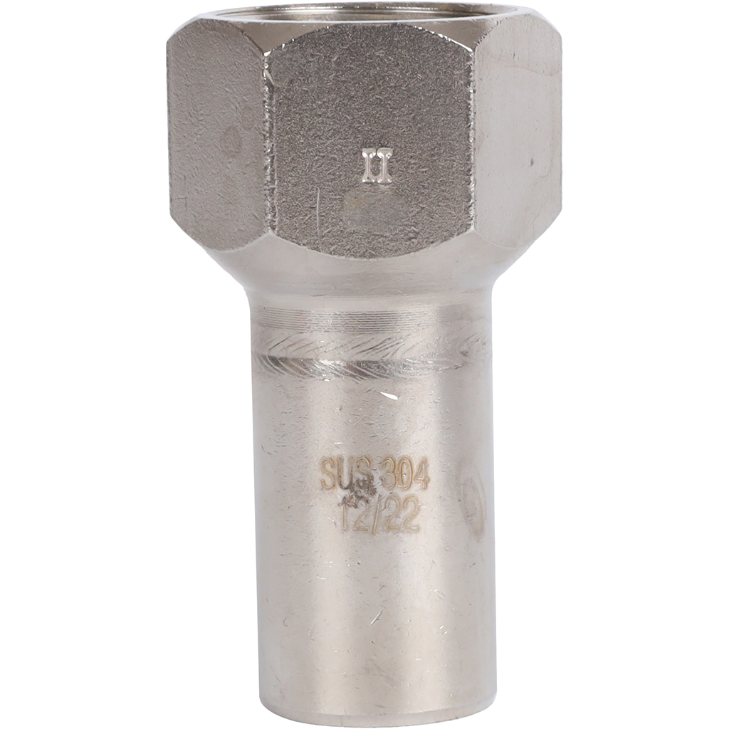 Вставка переходная НПр-ВР ROMMER 22х3/4 из нержавеющей стали прессовой, RSS-0023-002234