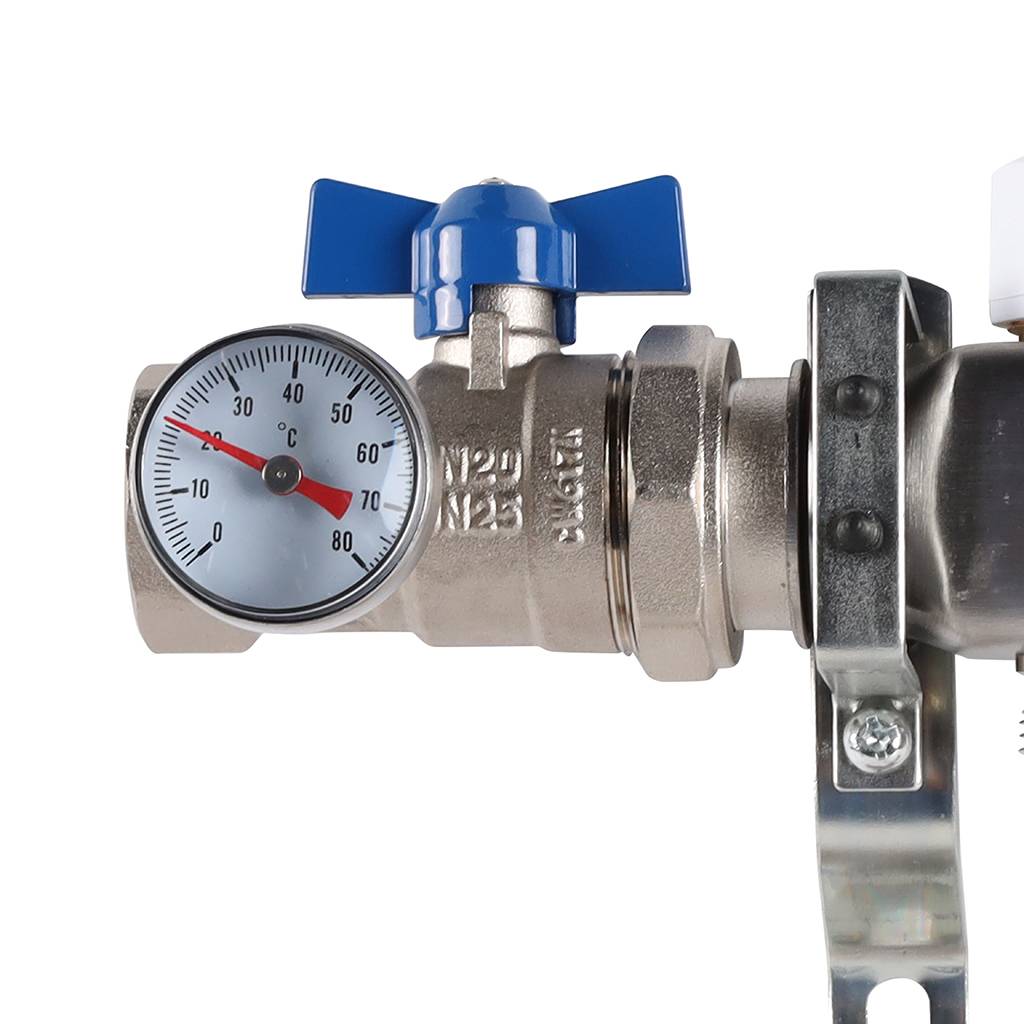 Коллектор из нержавеющей стали в сборе без расходомеров ROMMER 2 выхода, RMS-3210-000002