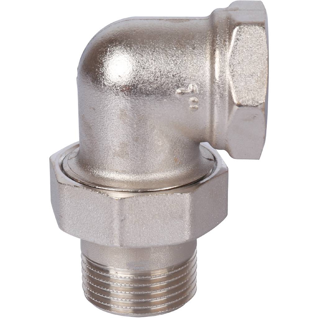 Разъемное угловое соединение STOUT американка ВН, никелированное 1, SFT-0059-000001