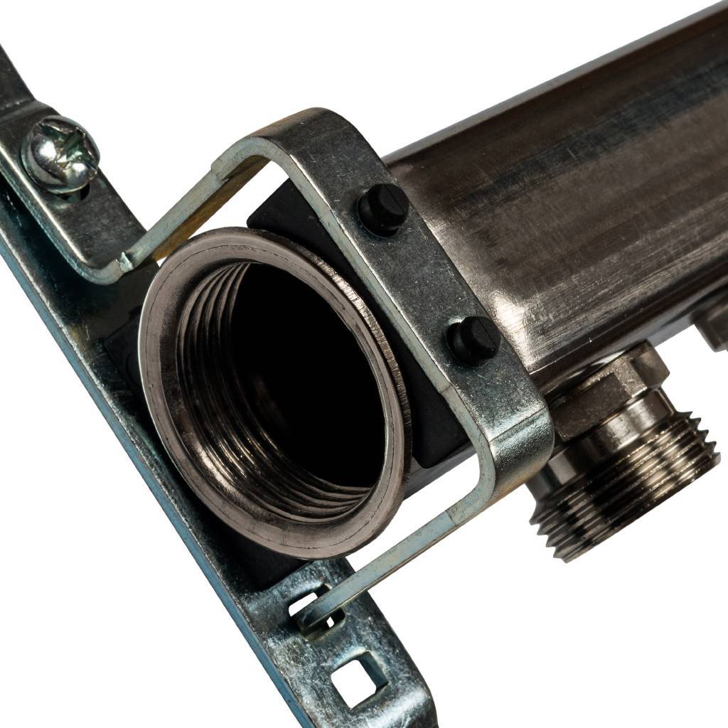 Коллектор из нержавеющей стали для радиаторной разводки STOUT 11 выходов, SMS 0923 000011