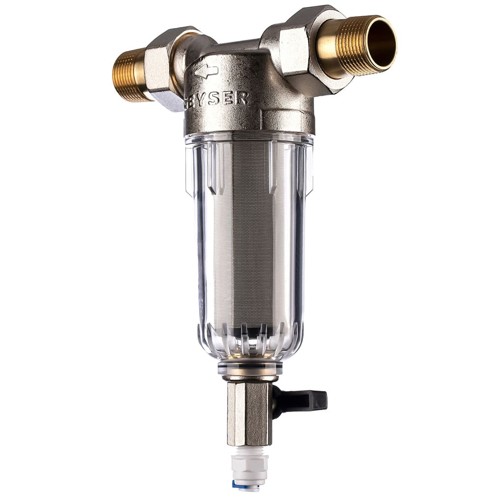 Фильтр самопромывной Гейзер-Бастион 111 3/4 для холодной воды d60