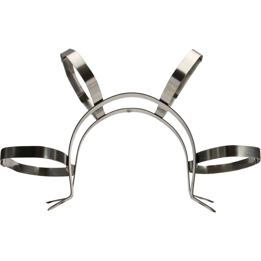 Элемент дымохода STOUT фиксатор c распорками для соединений  PP-труб O80 (в шахте дымохода). нерж.сталь., SCA-8610-088002