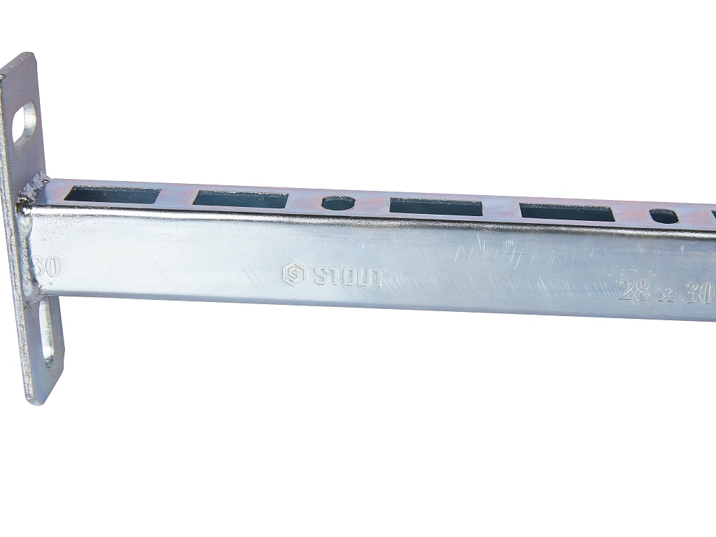 Консоль монтажная STOUT 1,75х28х30х400мм, SAC-0021-283040