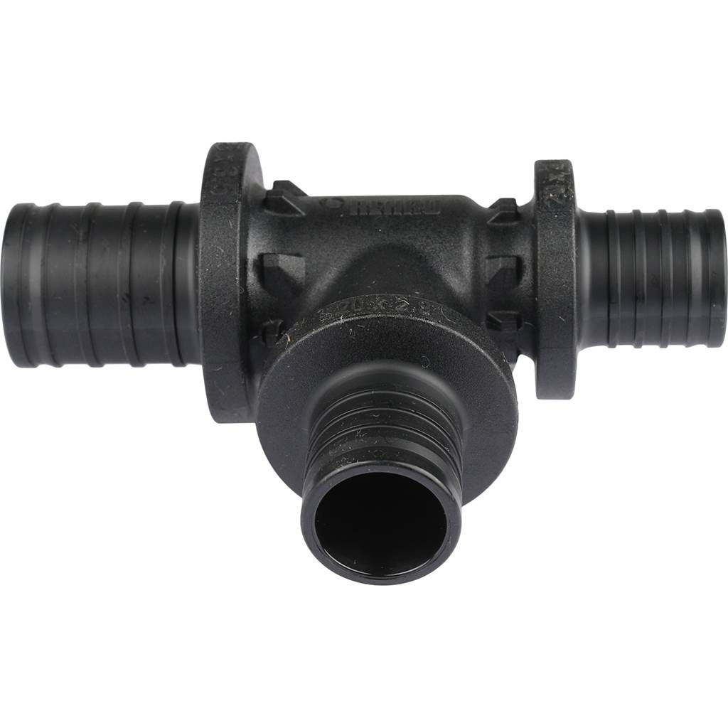 *11600851001 РЕХАУ RAUTITAN Тройник с уменьшенным боковым и торцевым проходом 25-20-20 PX для труб из сшитого полиэтилена аксиальный