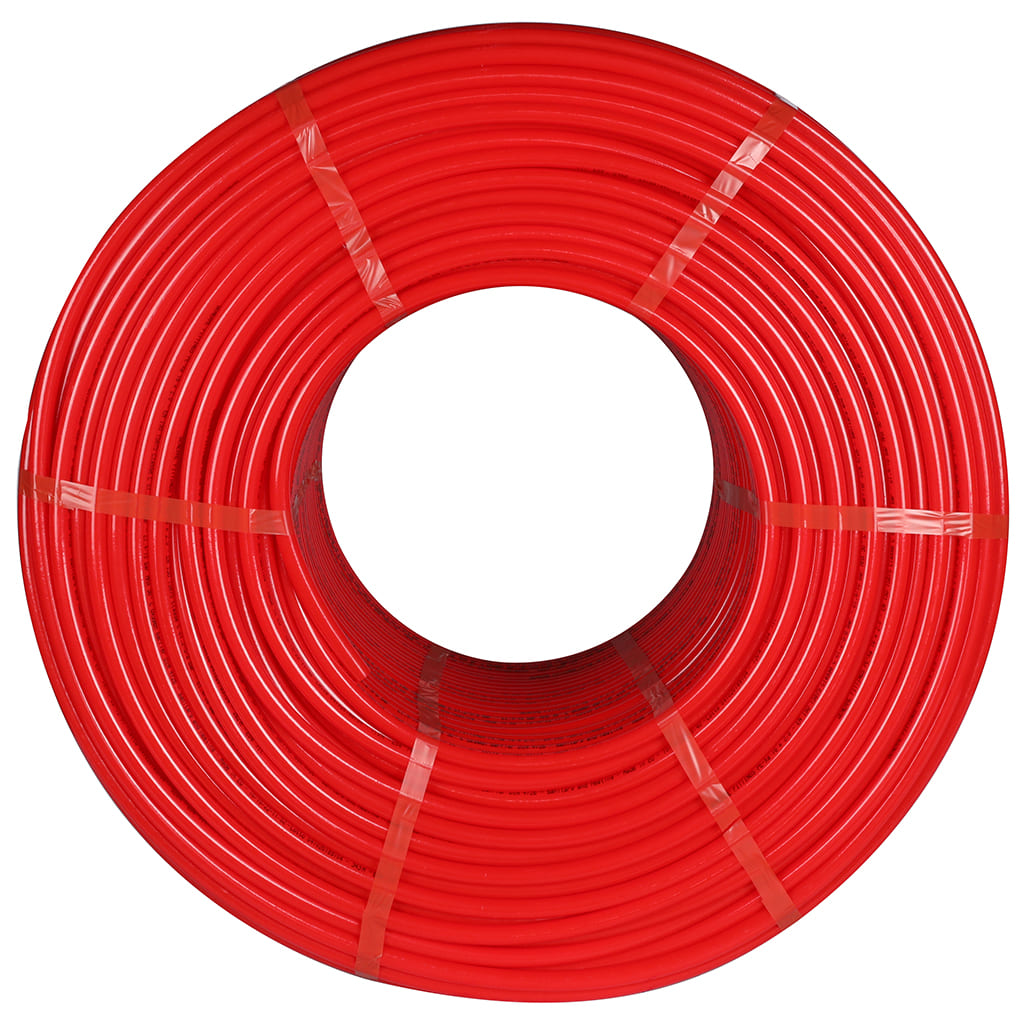 Труба из сшитого полиэтилена (бухта 600 метров) PEX-a с кислородным слоем, красная, TB0030R162060B