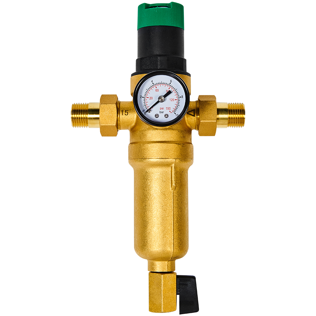 Фильтр с редуктором на горячую воду Хит Комплект DN15