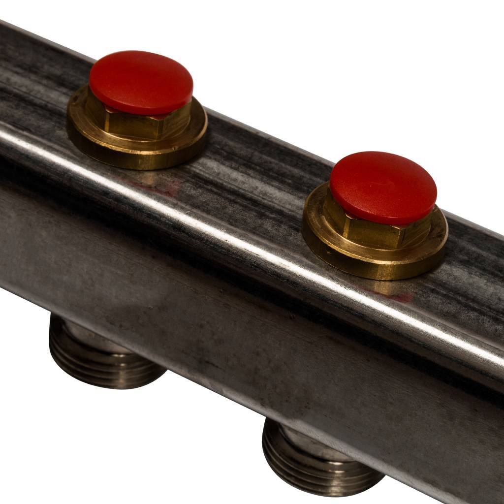 Коллектор из нержавеющей стали без расходомеров STOUT 12 выходов, SMS 0922 000012