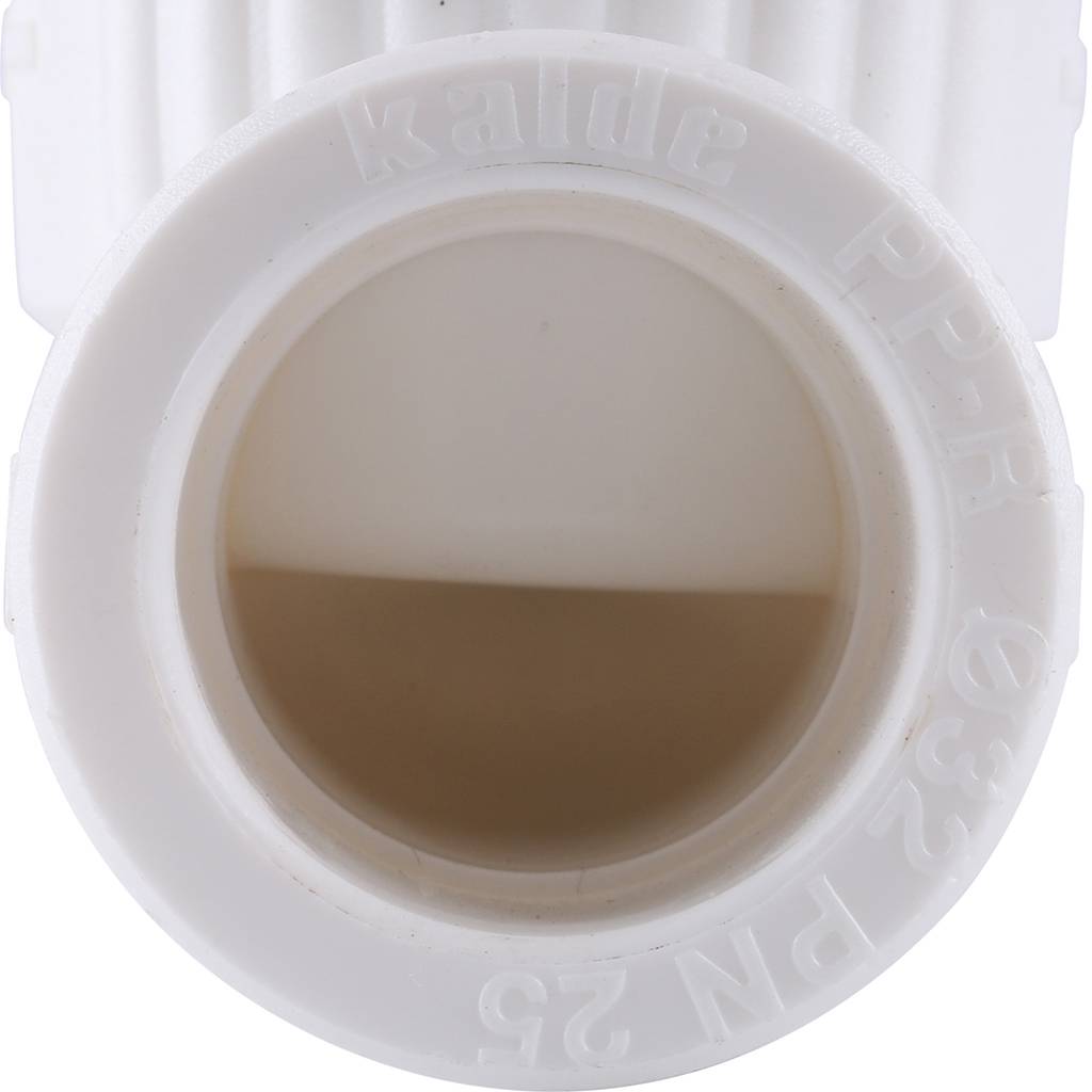 Вентиль Kalde d=32 для полипропиленовых труб под сварку (цвет белый), 3242-vlf-320000