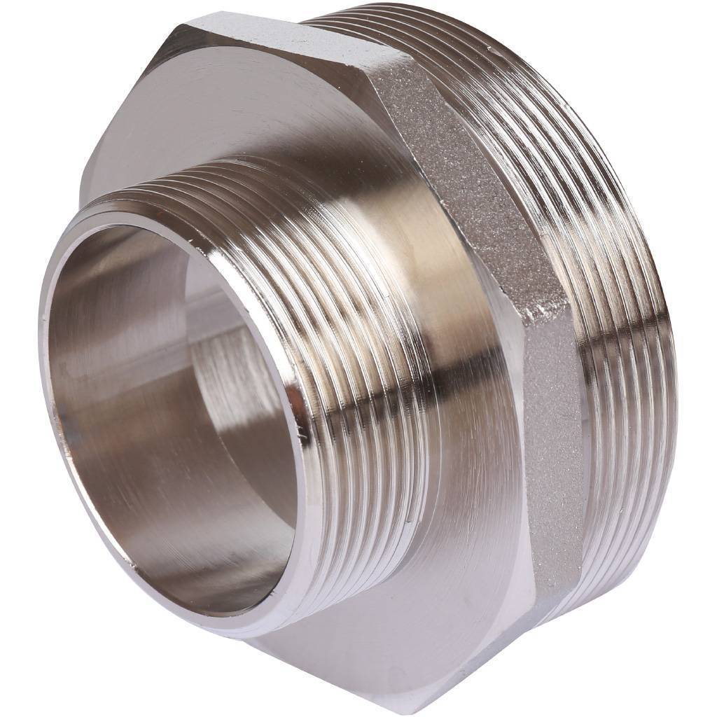 Ниппель НН STOUT переходной никелированный 3 X2, SFT-0004-000032