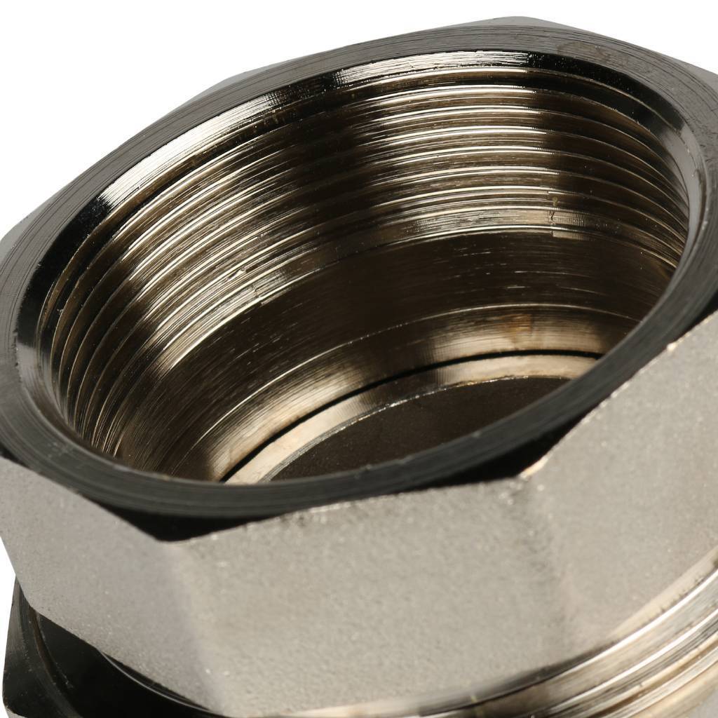 Разъемное соединение STOUT американка ВН никелированное, уплотнение под гайкой 2 o-ring кольцо, SFT-0041-000002