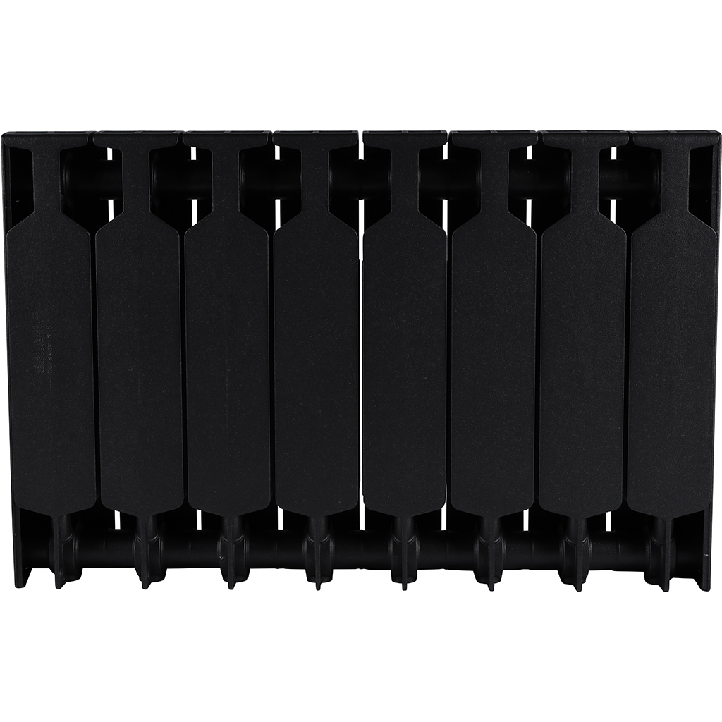 Радиатор биметаллический RIFAR SUPReMO 350 8 секций боковое подключение (цвет: Антрацит), 4RS35-8-AN