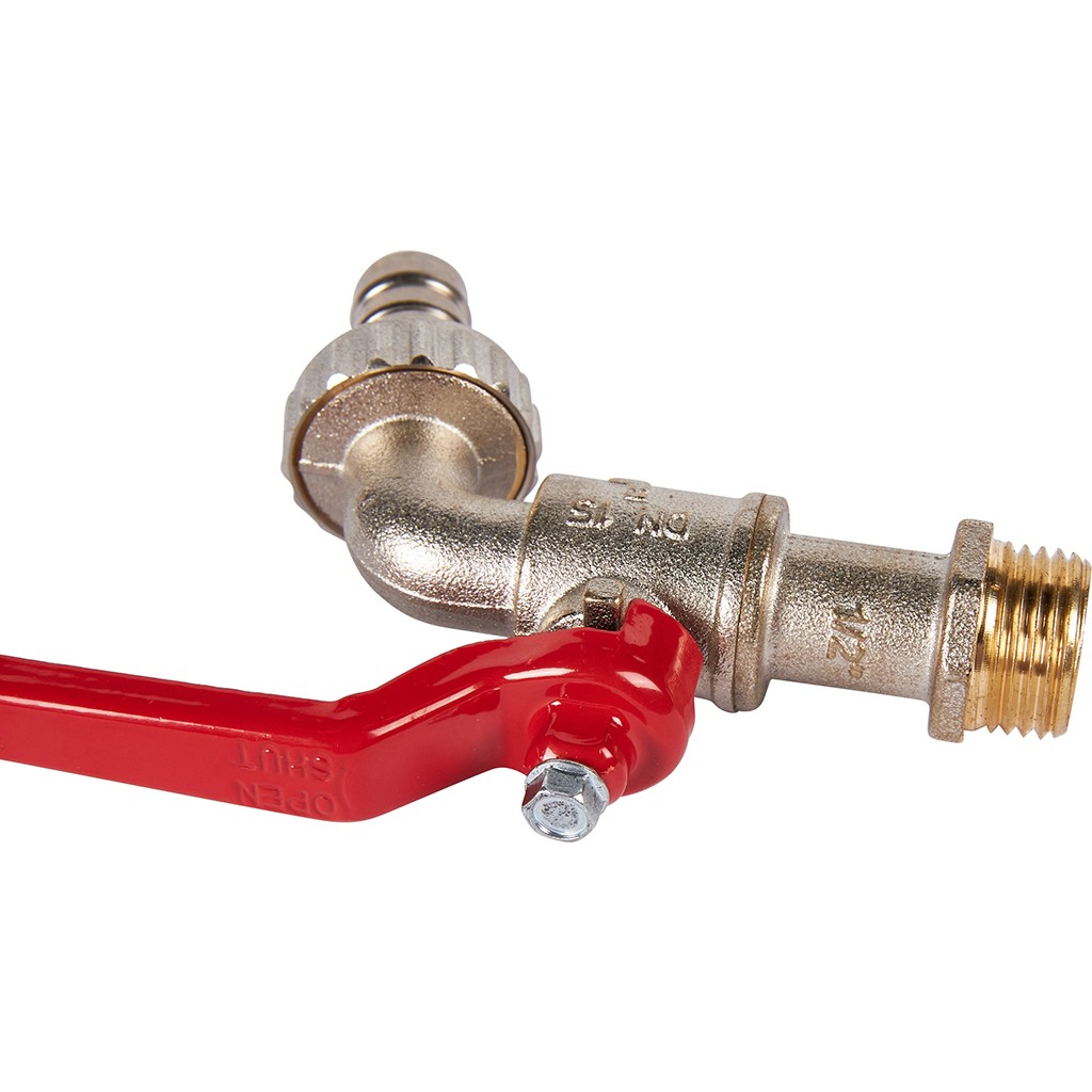 Кран водоразборный Itap 166 1/2 со штуцером (рычаг), 28580