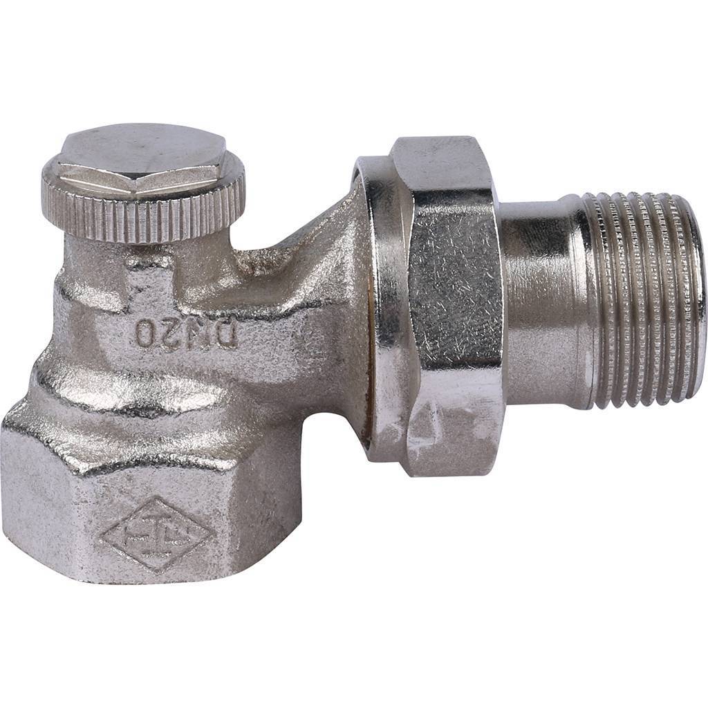 Радиаторный запорно-регулирующий угловой клапан HEIMEIER REGUTEC (DN20, 3/4 ), 0355-03.000