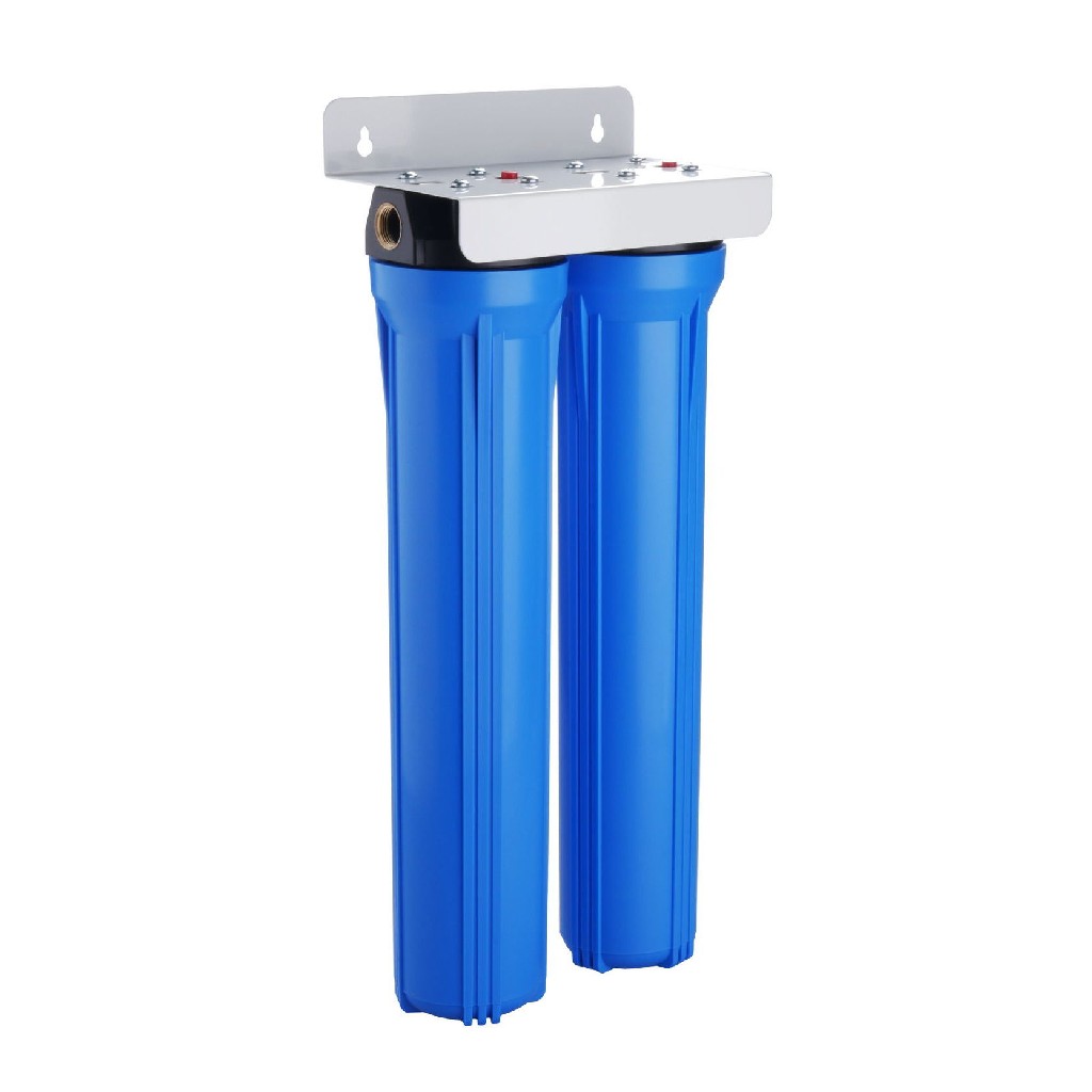 Корпус магистральный Гейзер С25 двойной 20SL 3/4 синий, 50788