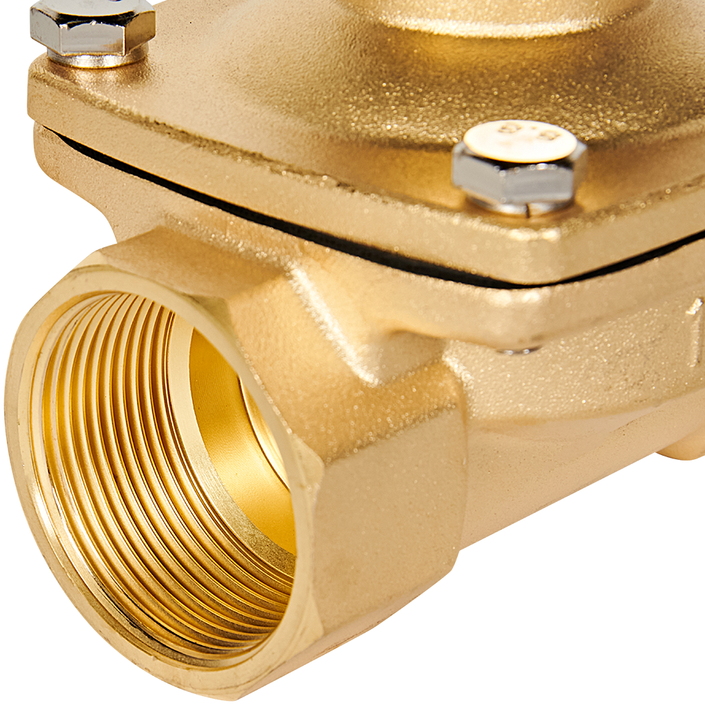 Клапан соленоидный (электромагнитный) STOUT прямого действия НО 220В G1 1/2 SSV-0020-220040