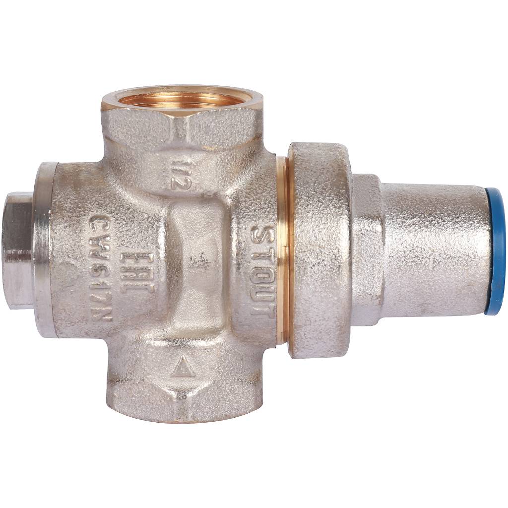 STOUT  Редуктор давления PN16 вн/вн 1/2  без подкл. манометра