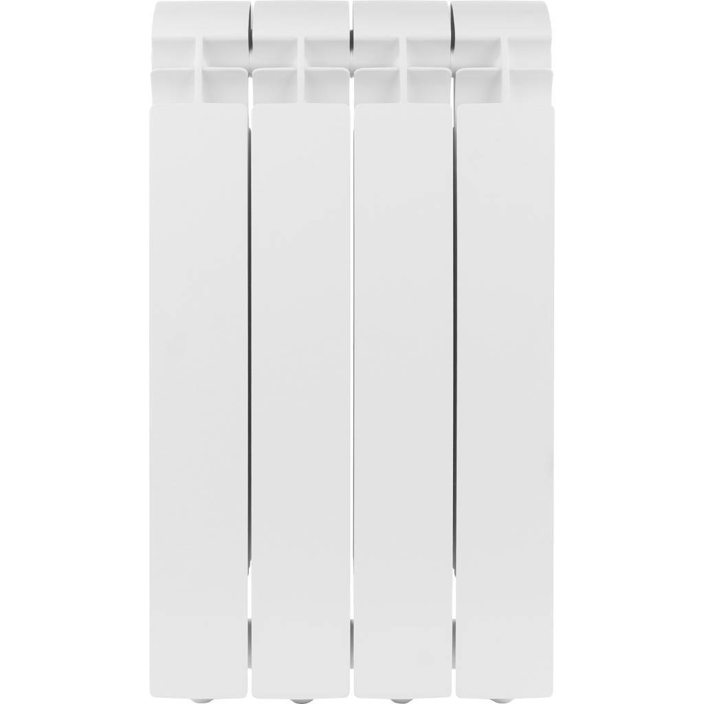 Радиатор алюминиевый Global VOX- R 500 4 секции боковое подключение (белый RAL 9010), VX05001004