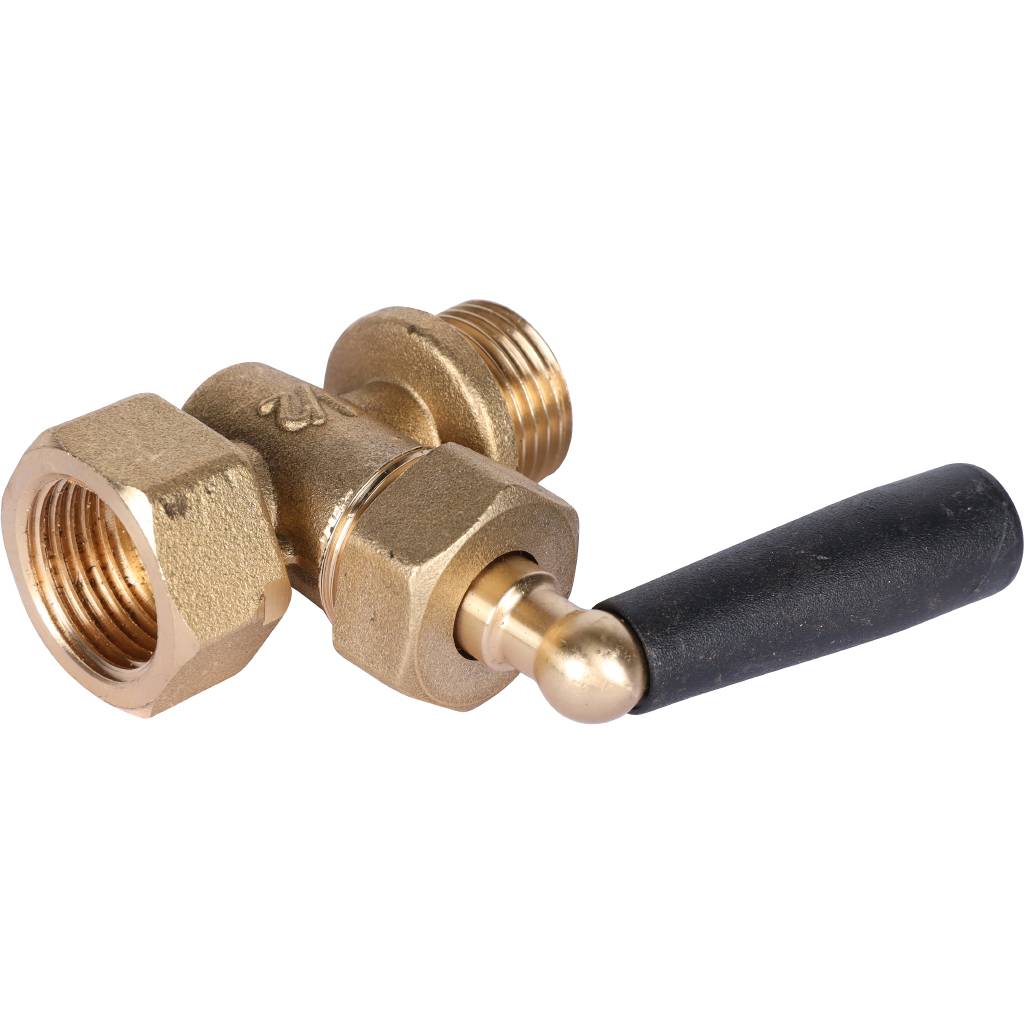 Кран шаровой для манометра STOUT ВР/НР, 1/2, SMN-0010-000215