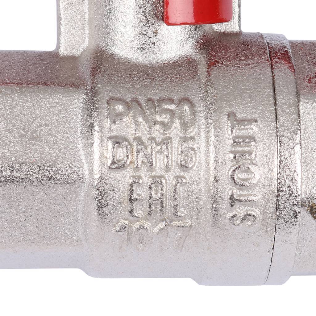 Кран шаровой полнопроходной STOUT с американкой , ВР/НР, ручка бабочка 1/2 (EPDM)