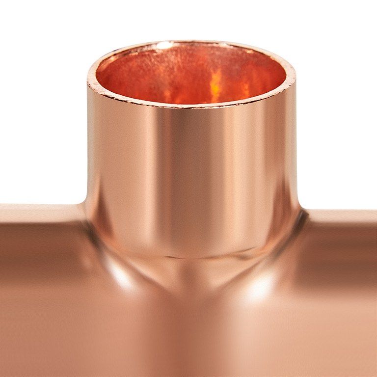 Тройник JINTIAN ВП 35x15x35 из меди под пайку JT-15130351535