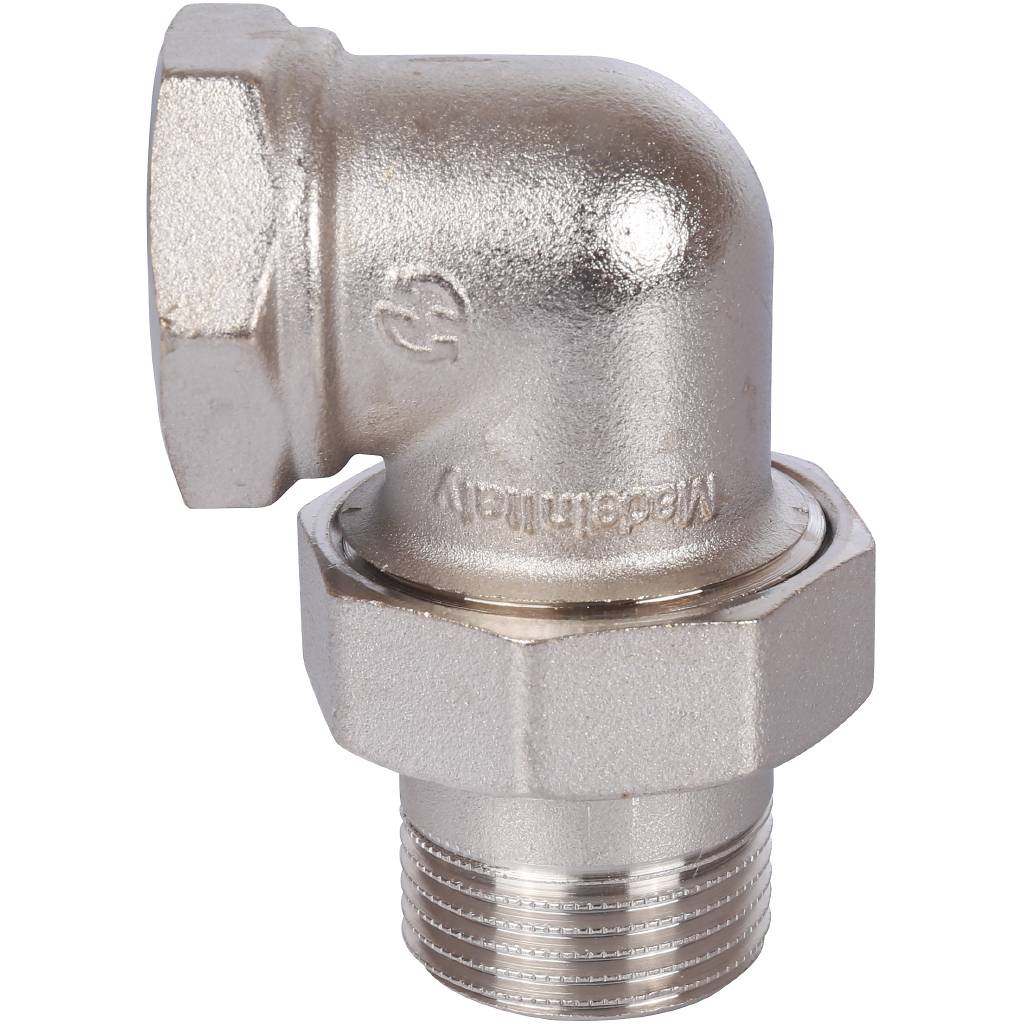 Разъемное угловое соединение STOUT американка ВН, никелированное 1, SFT-0059-000001