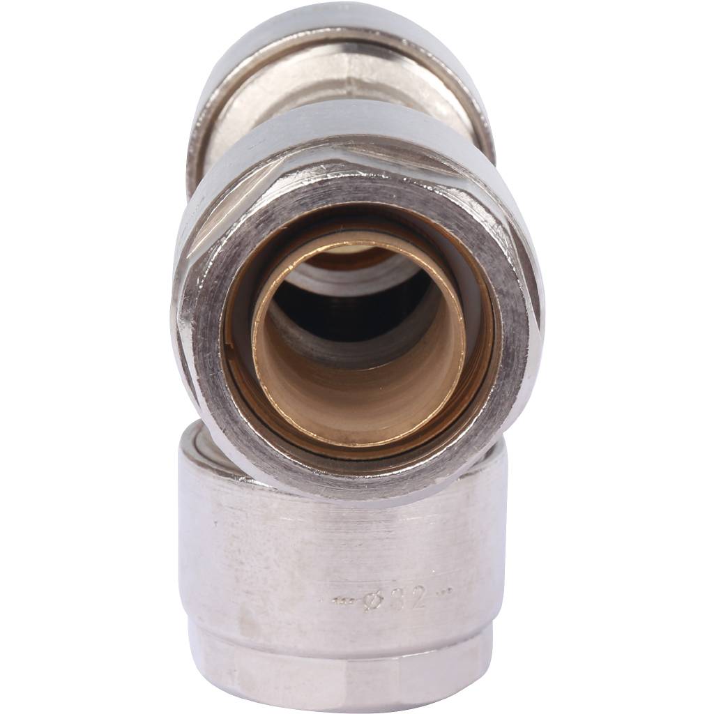 Тройник Prandelli Multyrama (32х3,0) для металлопластиковых труб винтовой, 103.09.03.2