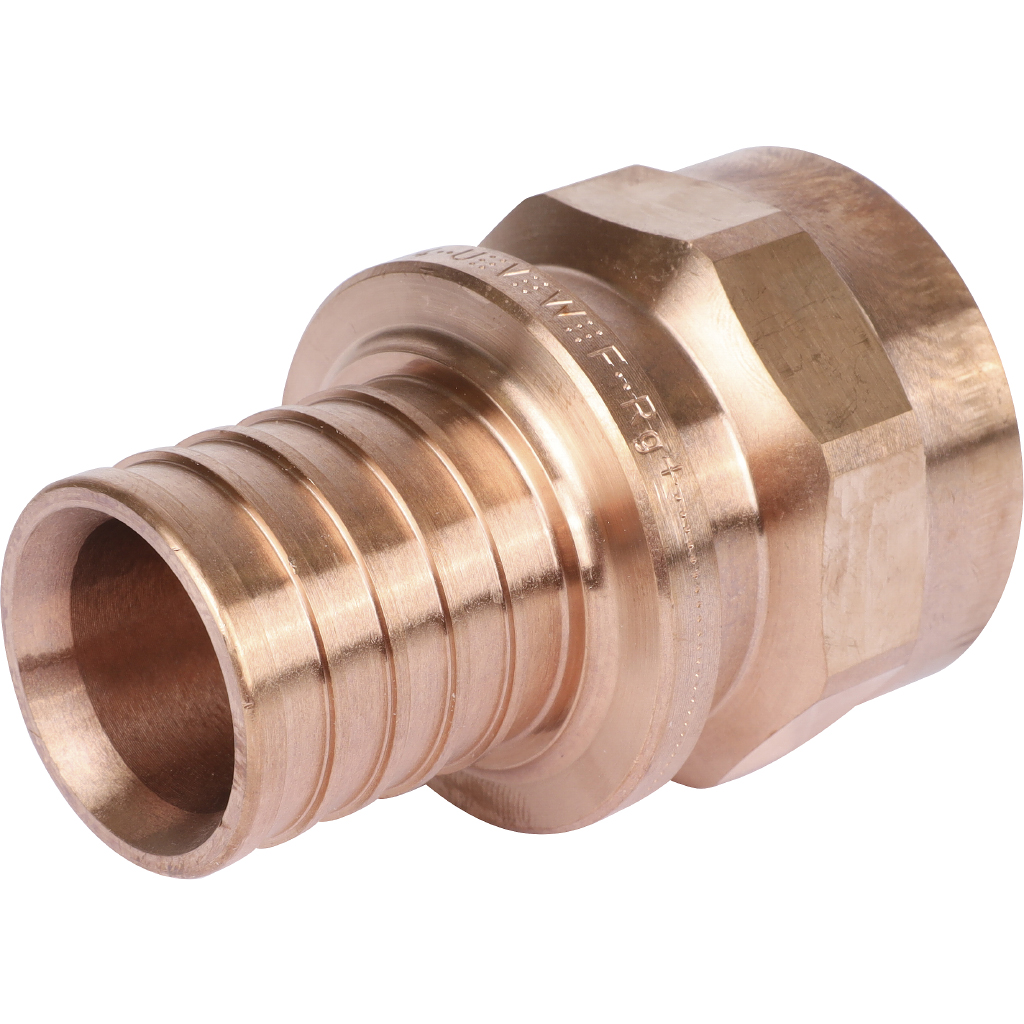 *Переходник РЕХАУ RAUTITAN с внутренней резьбой 40-Rр 1 1/4 RX+ для труб из сшитого полиэтилена аксиальный, 14563341001