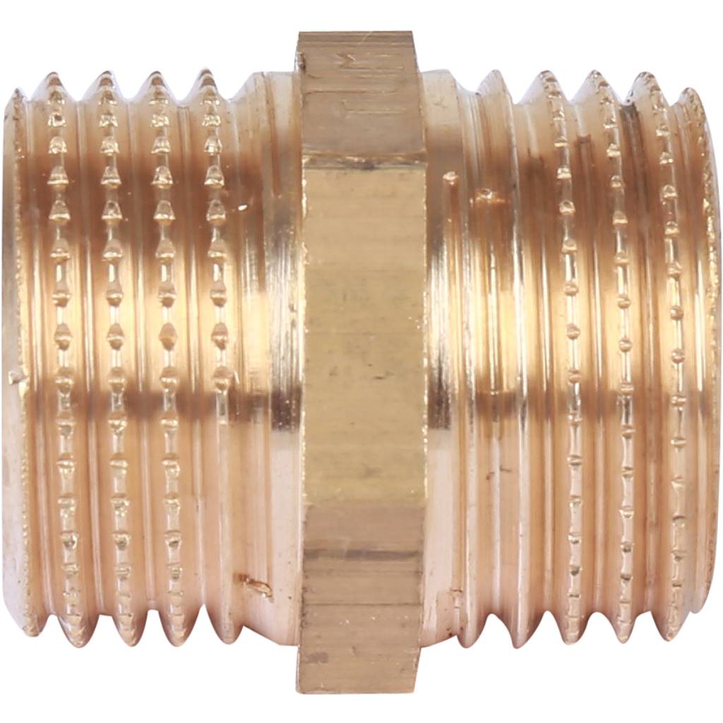 Ниппель HH TIEMME 1/2х1/2 для стальных труб резьбовой, 1500002